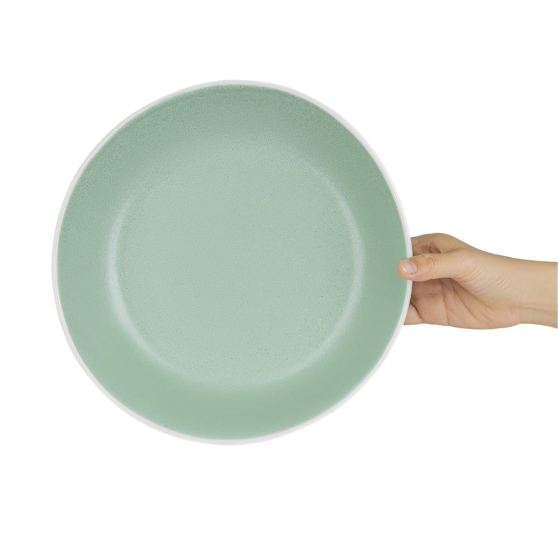 Olympia Chia Green Coupe Bowl 265mm 10.5" (4 Pack) - CX955