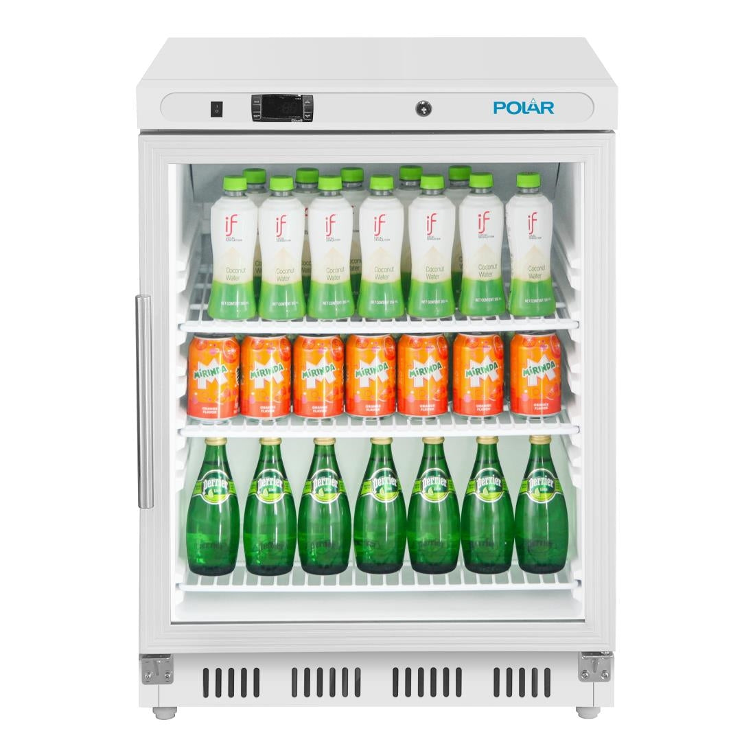 Polar C-Series Under Counter White Display Fridge - 150Ltr - CZ785-A