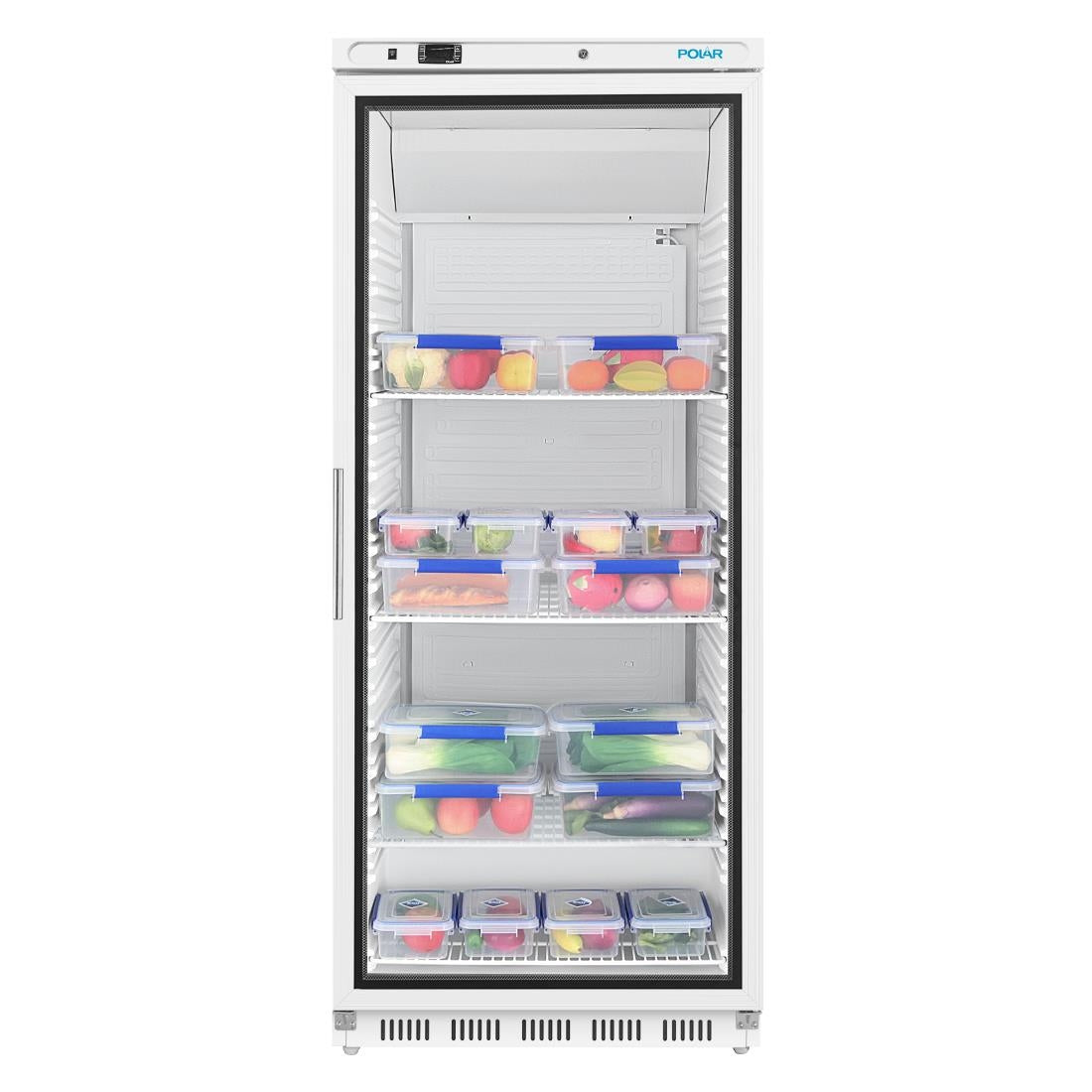 Polar C-Series Upright Display Fridge 600Ltr White - CZ787-A