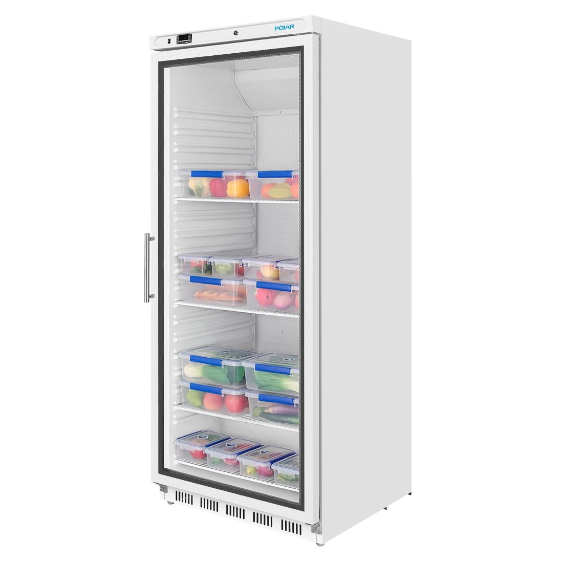 Polar C-Series Upright Display Fridge 600Ltr White - CZ787-A
