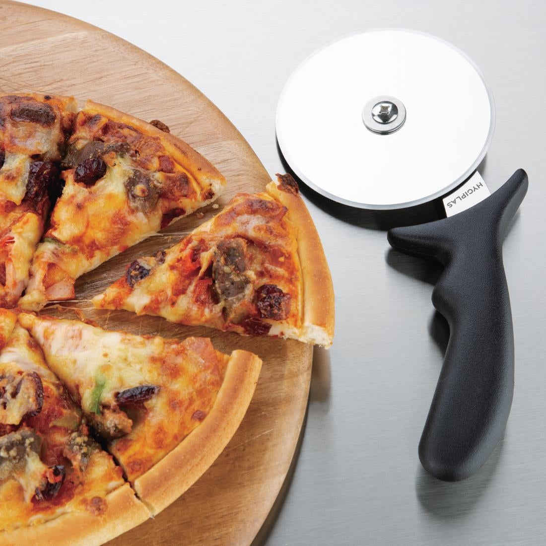Hygiplas Pizza Wheel Black 100mm - D396