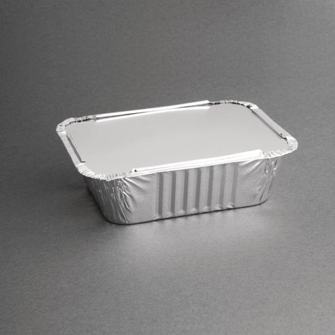 Waxed Lids for Fiesta Recyclable Medium Foil Containers (Pack of 500) - DA087