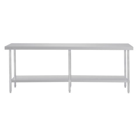 Vogue Premium Stainless Steel Table 2400mm - DA333