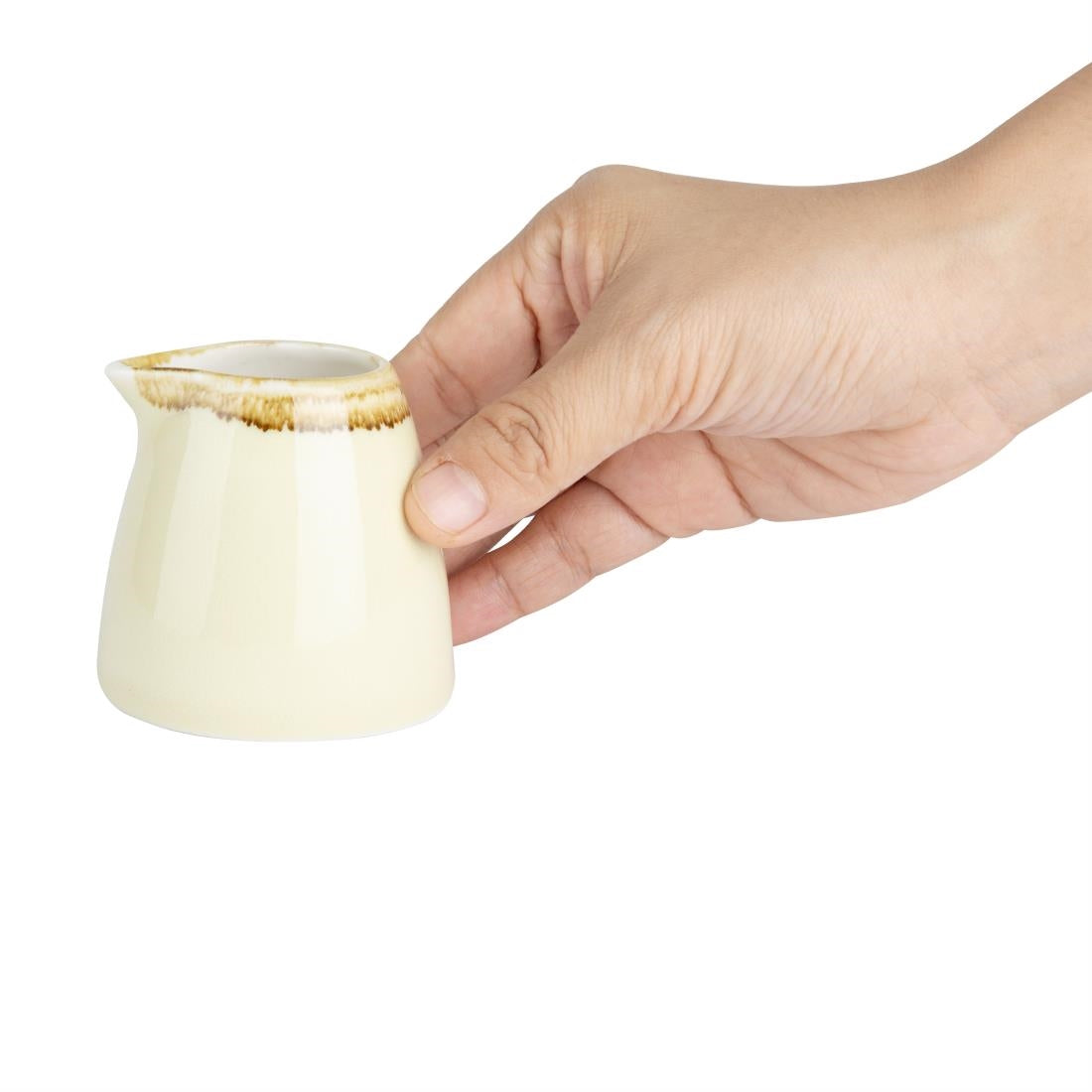 Olympia Kiln Milk Jugs Sandstone 96ml (Pack of 6) - DA433