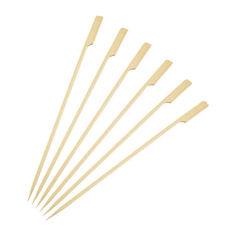 Fiesta Biodegradable Bamboo Paddle Skewers 240mm (Pack of 100) - DB498
