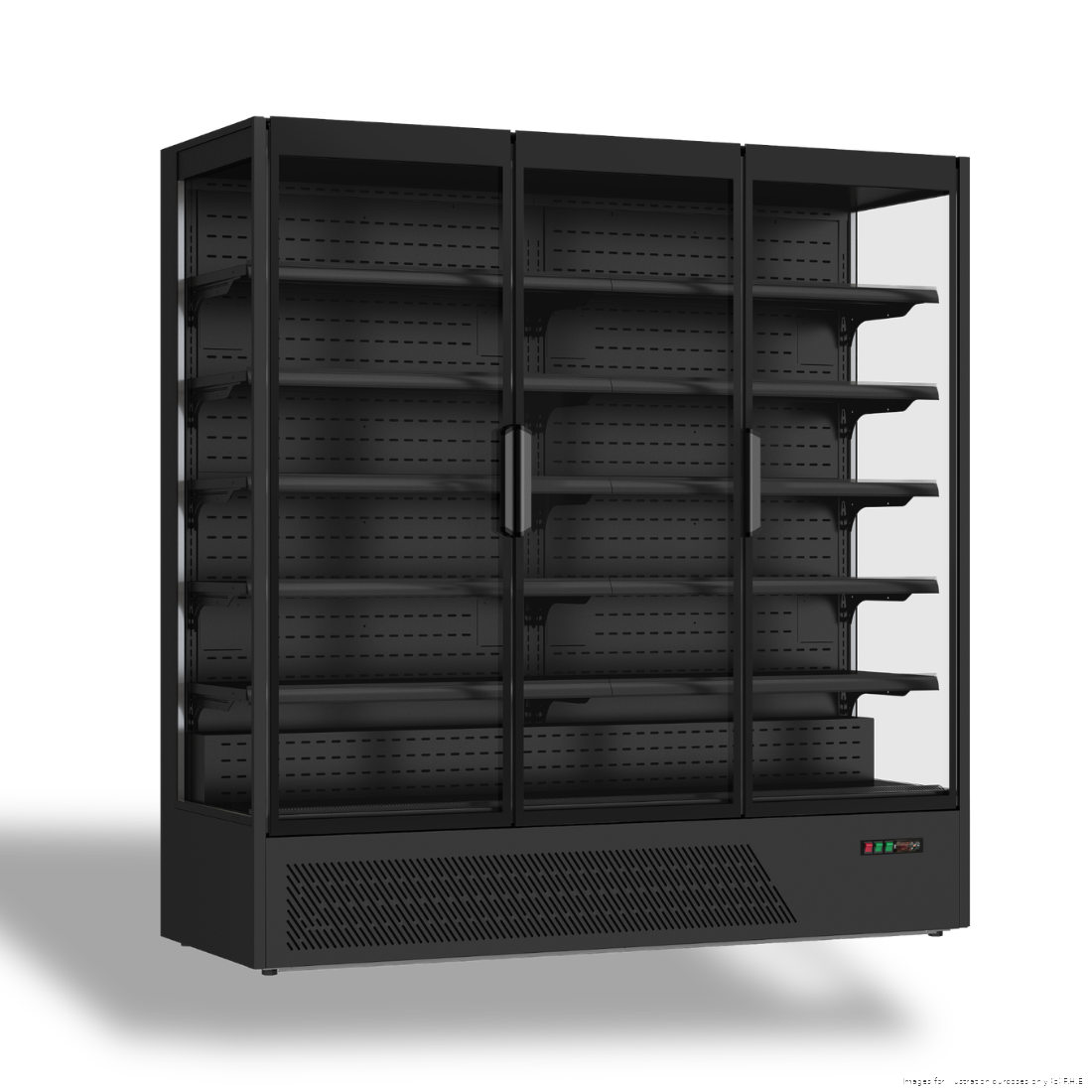 Thermaster 3 Frameless Glass Door Multideck Display Fridge - DC-187BS