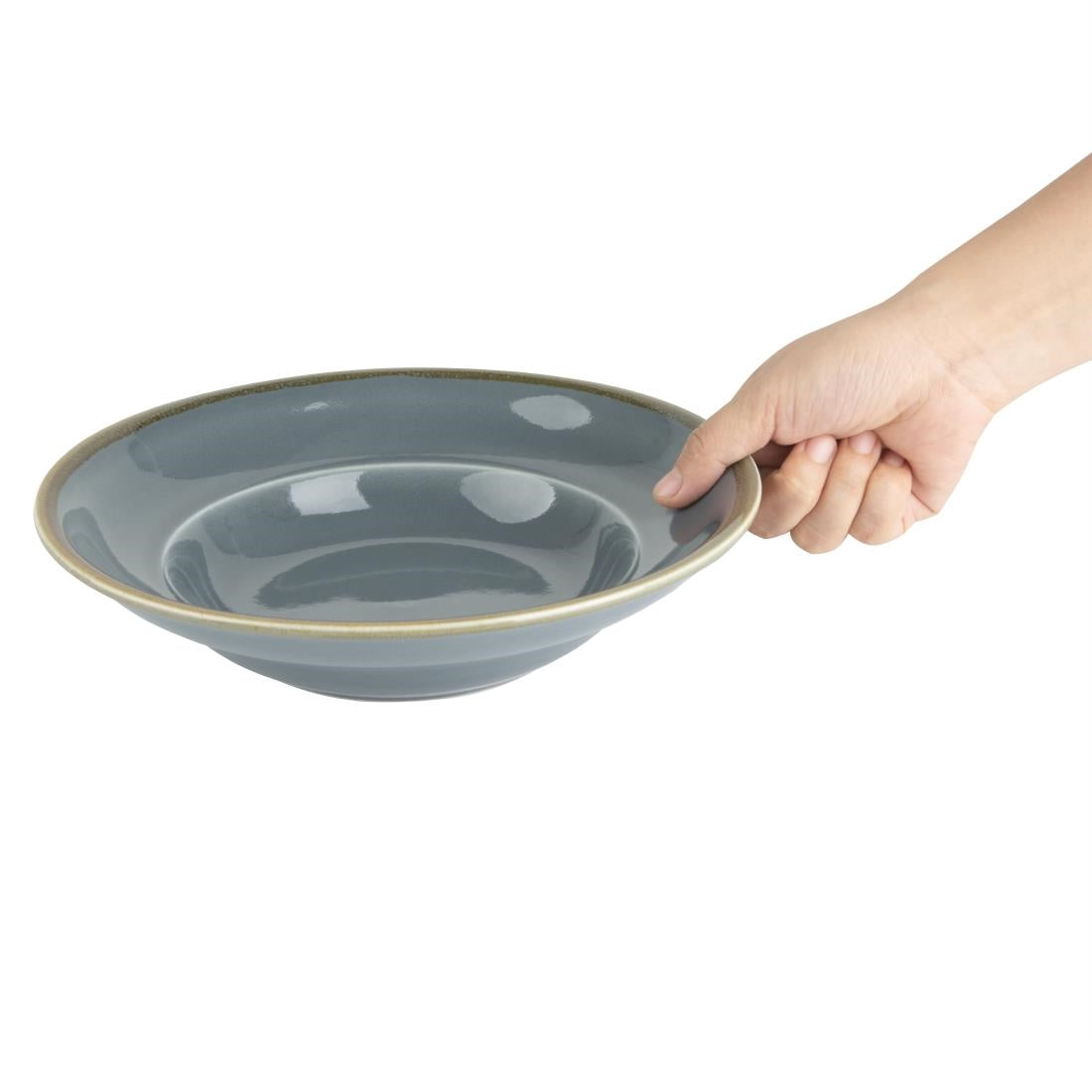 Olympia Kiln Pasta Bowls Ocean 250mm (Pack of 4) - DC305