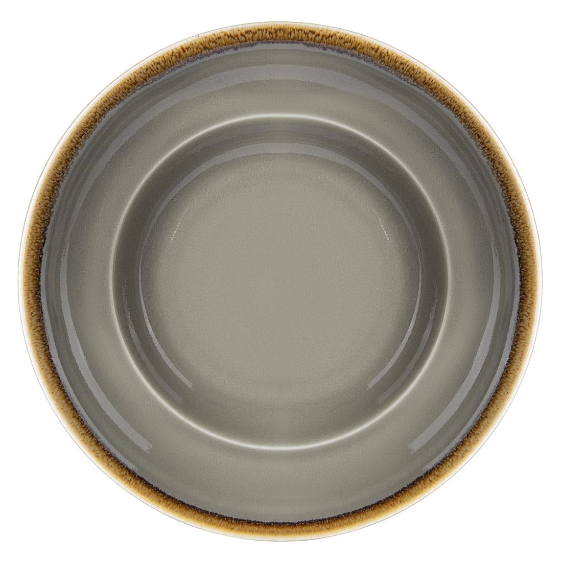Olympia Kiln Pasta Bowls Smoke 250mm (Pack of 4) - DC308