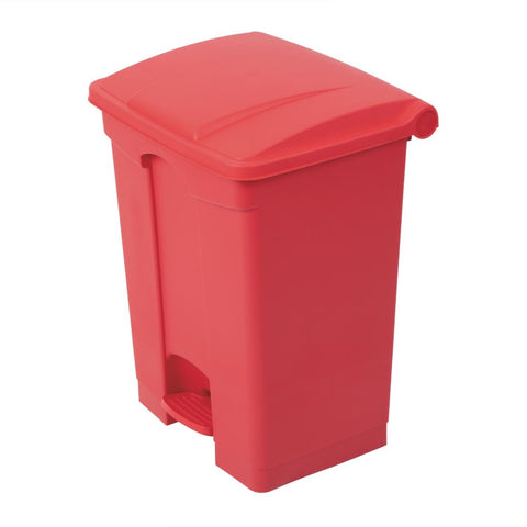Jantex Kitchen Pedal Bin Red 65Ltr - DC710