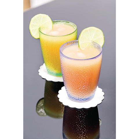 Olympia Kristallon Polycarbonate Tumbler Pebbled Blue 275ml (6 Pack) - DC929