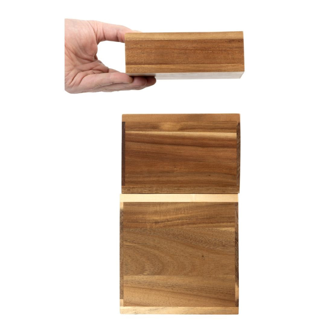 Olympia Acacia Riser Blocks 50/100/150(H)mm (Set of 3) - DF875