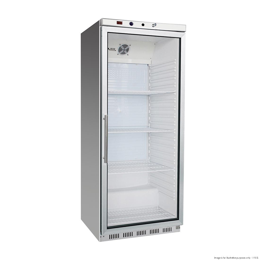 CLEARANCE - Display Fridge with Glass Door HR600G S/S-QLD318