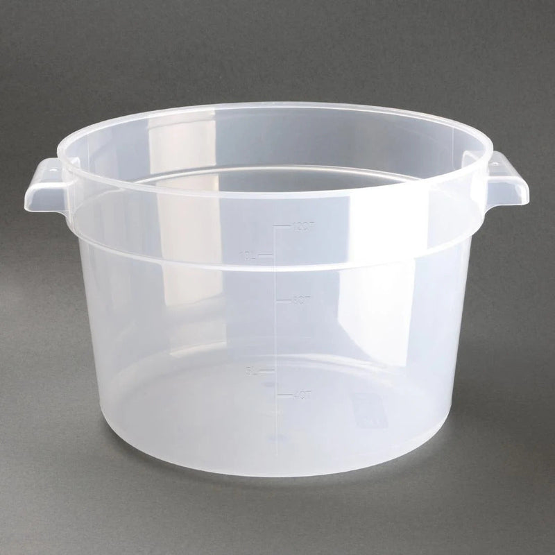 Vogue Polypropylene Round Food Storage Container 10Ltr