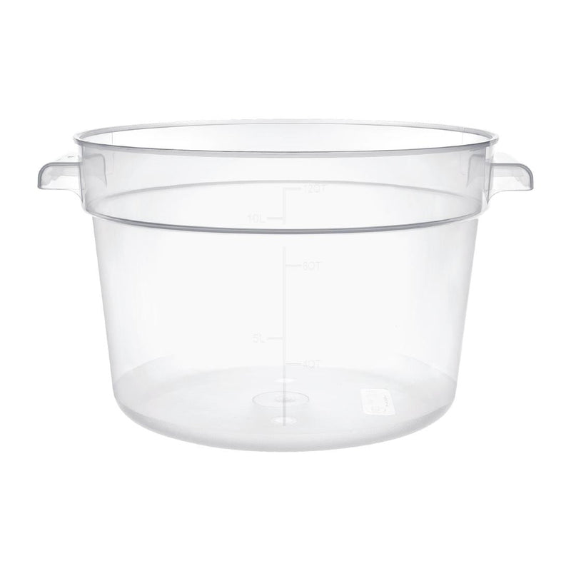 Vogue Polypropylene Round Food Storage Container 10Ltr