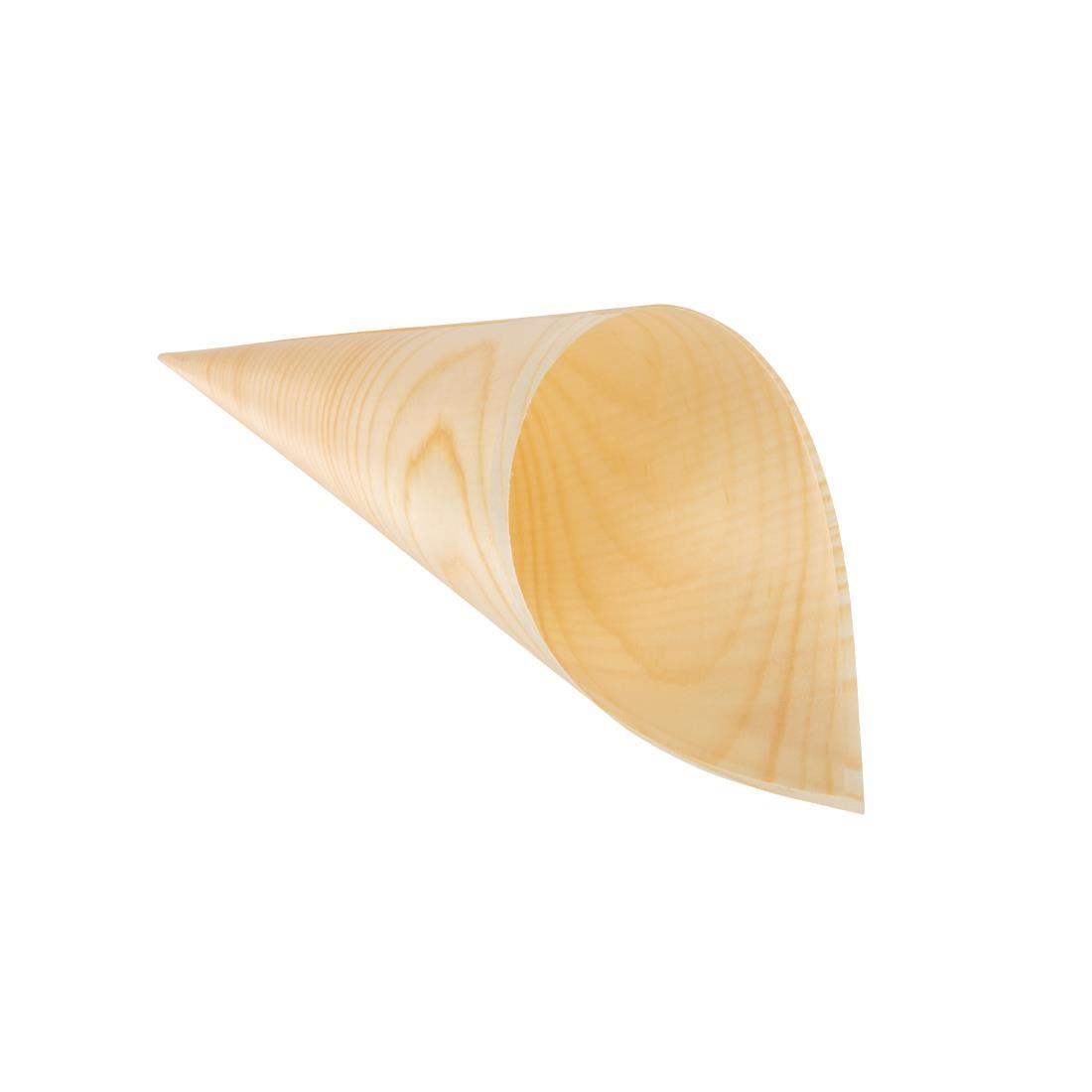 Fiesta Compostable Biodegradable Wooden Cones 75mm - DK389