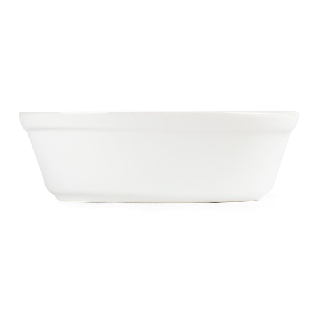 Olympia Whiteware Oval Pie Dishes 154 x 110mm (Pack of 6) - DK807