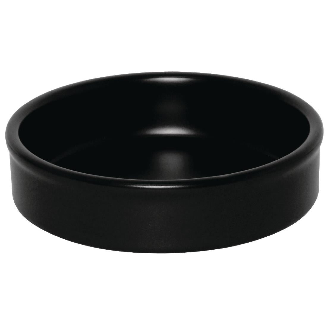 Olympia Mediterranean Stackable Dishes Black 134mm - DK833