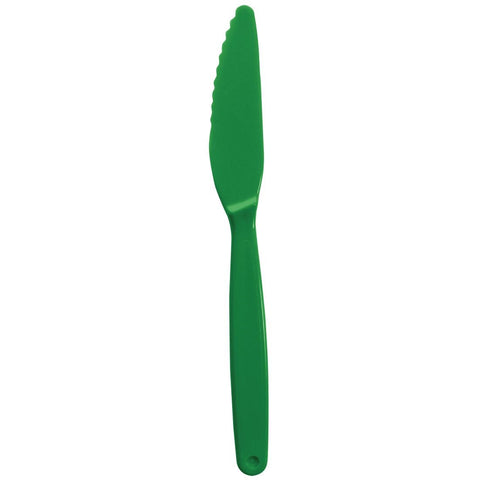 Olympia Kristallon Polycarbonate Knife Green (12 Pack) - DL116