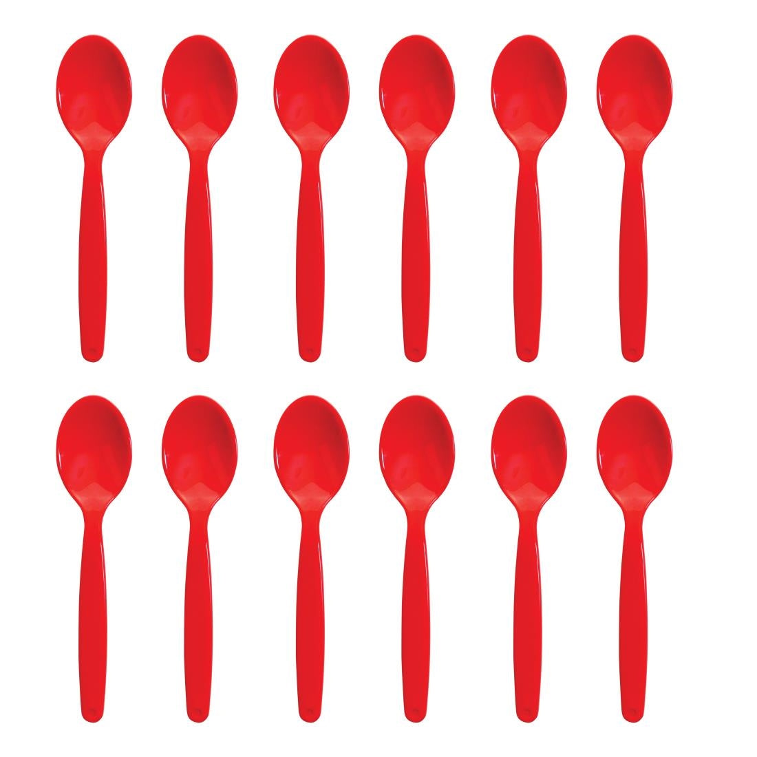 Olympia Kristallon Polycarbonate Spoon Red (12 Pack) - DL122