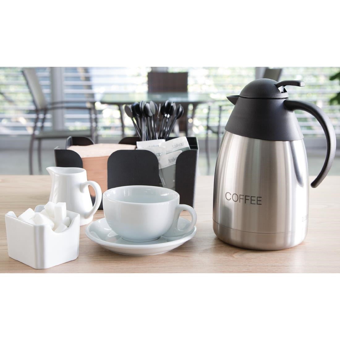 Olympia Insulated Coffee Jug with Domed Lid 1500ml - DL161