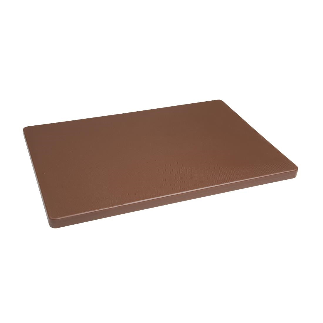 Hygiplas Extra Thick Low Density Chopping Board Brown - 450x300x20mm - DM003