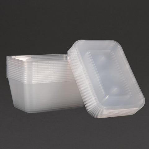 Fiesta Recyclable Large Plastic Microwave Containers - DM183