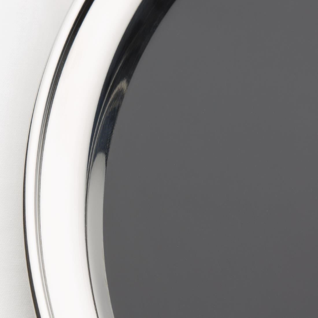 Olympia Stainless Steel Round Anti-Slip Bar Tray 305mm - DP207