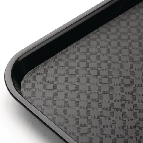 Olympia Kristallon Polypropylene Foodservice Tray 265 x 345mm Black - DP216