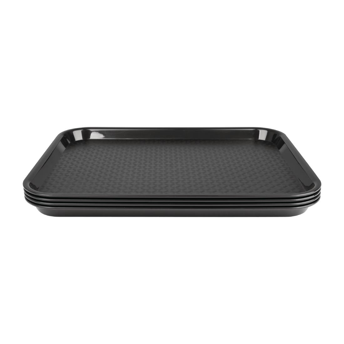 Olympia Kristallon Polypropylene Foodservice Tray 265 x 345mm Black - DP216