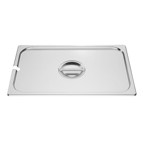 Vogue St/St GN Notched Lid - 1/1 - DP250