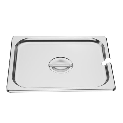 Vogue St/St GN Notched Lid - 1/2 - DP251