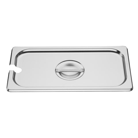 Vogue St/St GN Notched Lid - 1/3 - DP253