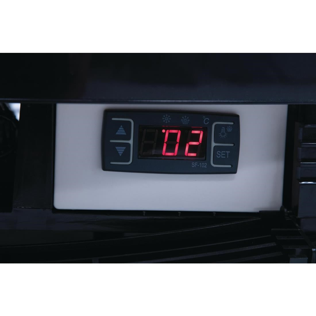 Polar C-Series Curved Door Display Fridge 235Ltr Black - DP289-A
