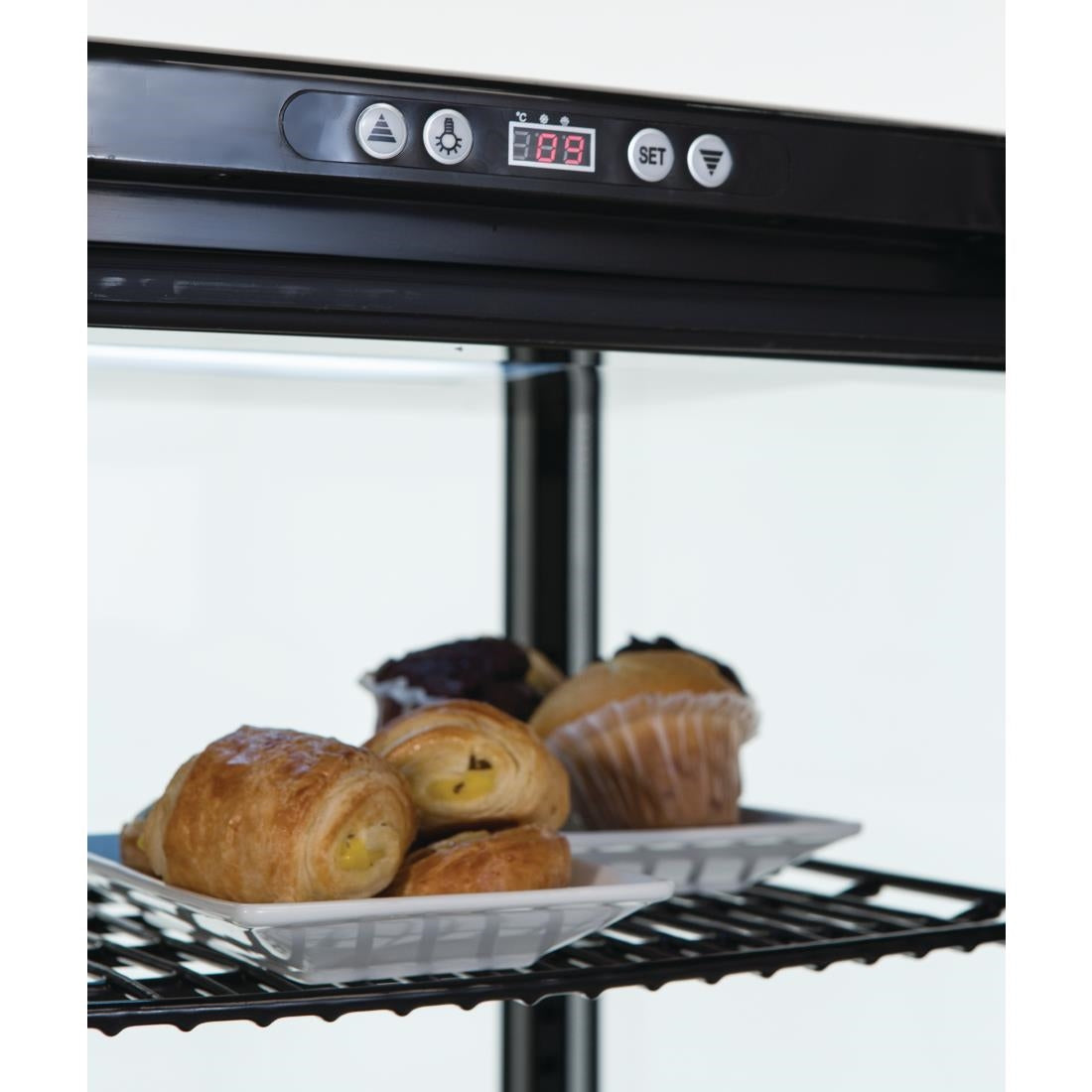 Polar C-Series Curved Door Display Fridge 235Ltr Black - DP289-A