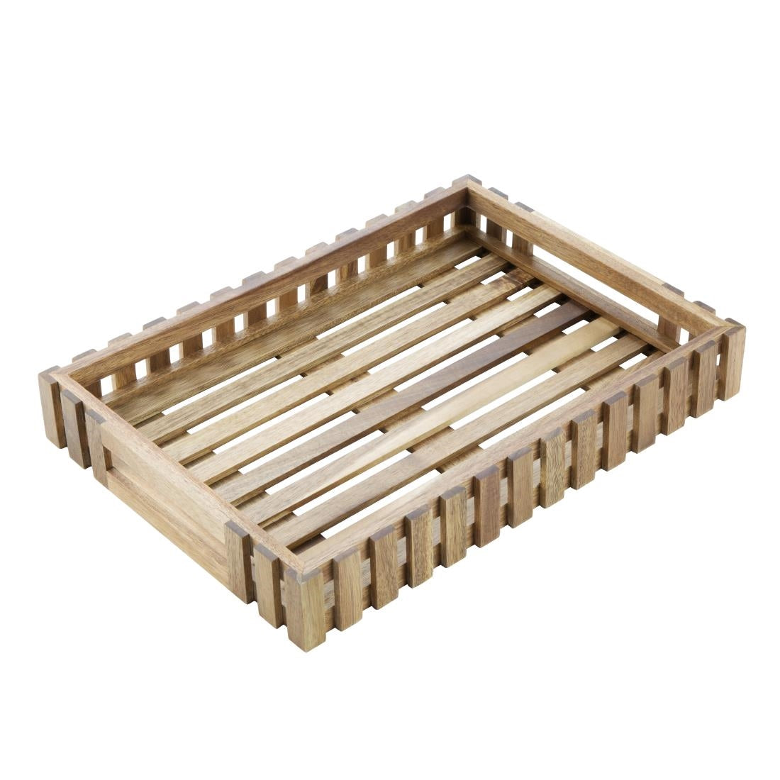 Olympia Acacia Small Storage Box 356x255mm - DP880
