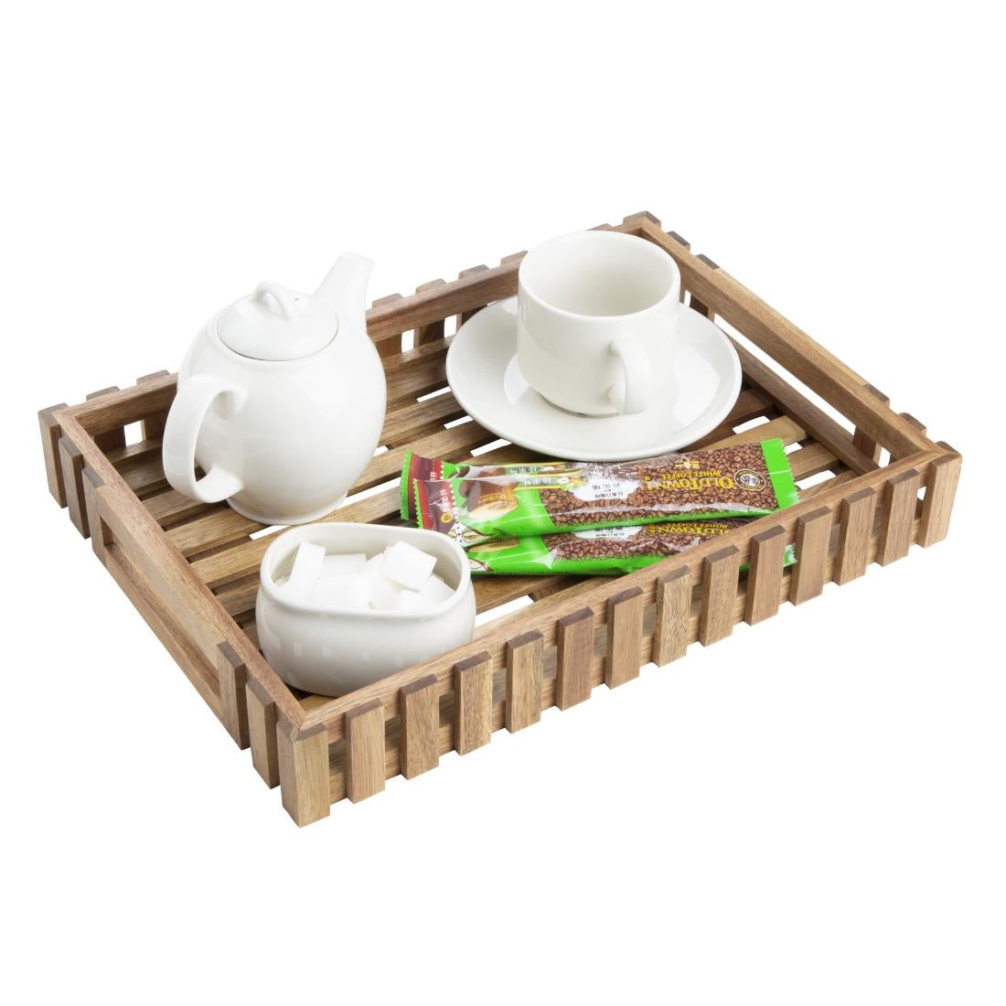 Olympia Acacia Small Storage Box 356x255mm - DP880