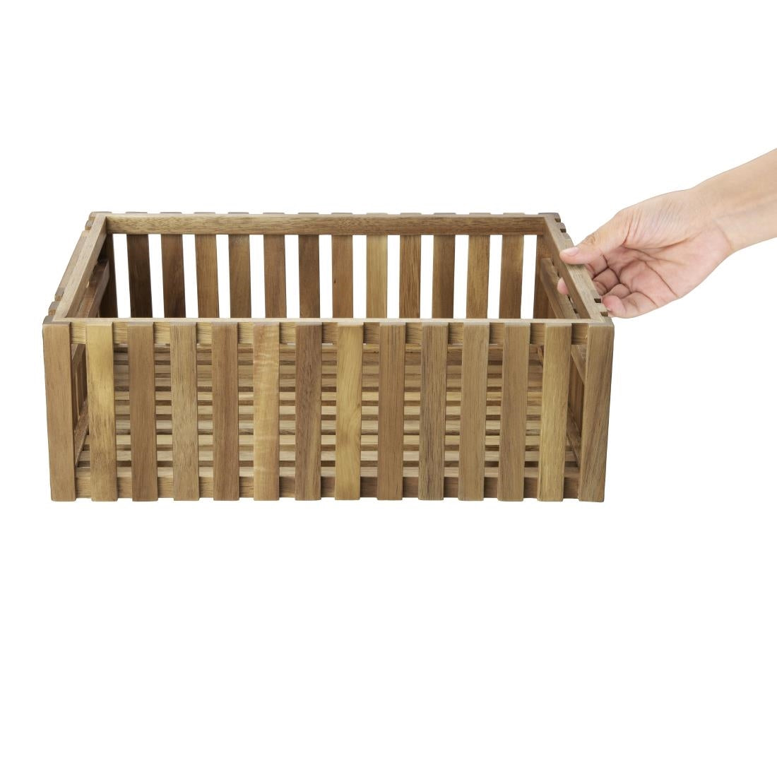 Olympia Acacia Medium Storage Box 356x255mm - DP882