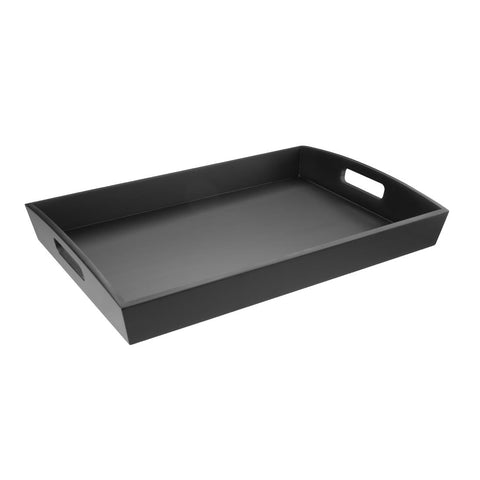 Olympia Bamboo Black Large Serving Tray 510x350mm - DP883