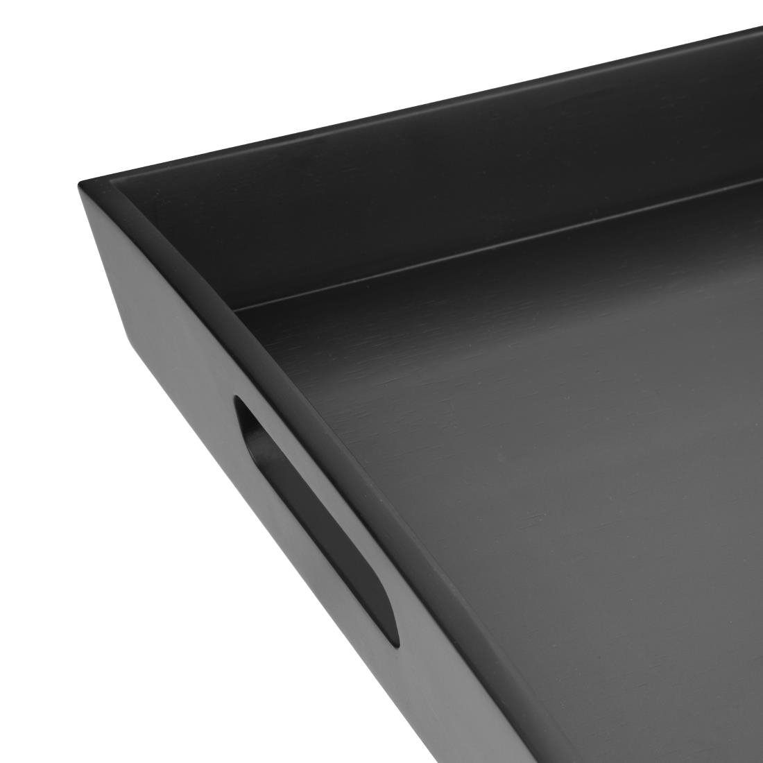Olympia Bamboo Black Large Serving Tray 510x350mm - DP883