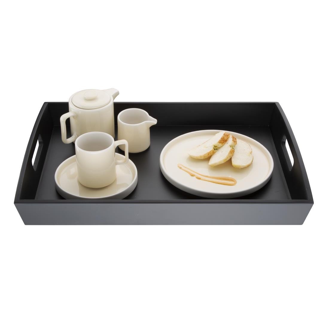 Olympia Bamboo Black Large Serving Tray 510x350mm - DP883