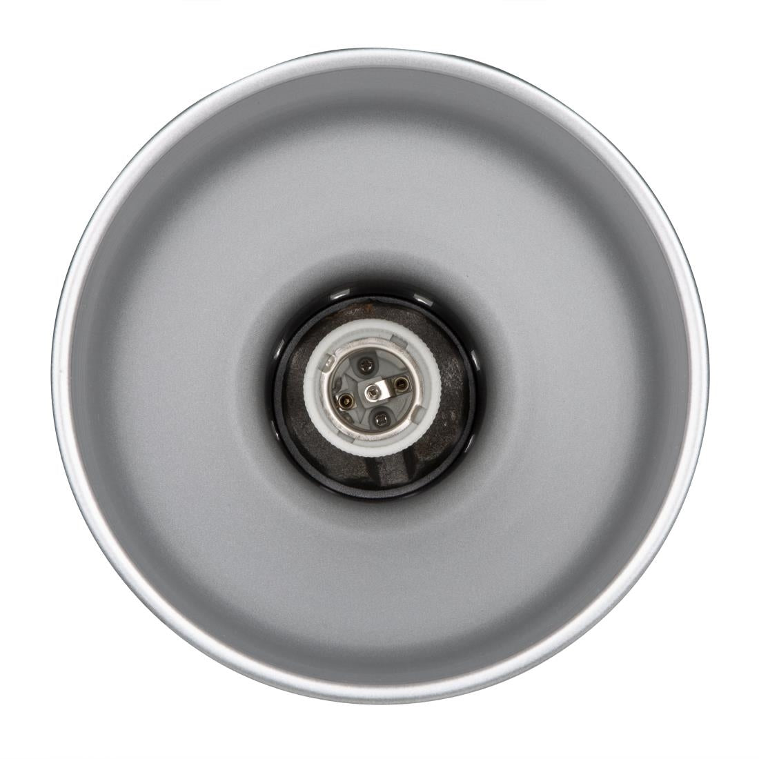Apuro Retractable Heat Lamp Shade Silver Finish - DR758-A