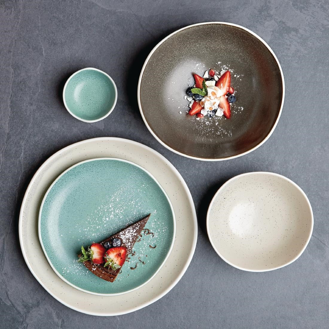 Olympia Chia Plates Sand 270mm (Pack of 6) - DR807