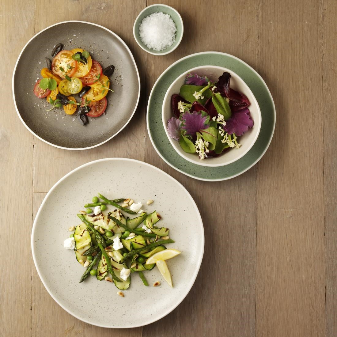 Olympia Chia Plates Green 205mm (Pack of 6) - DR801