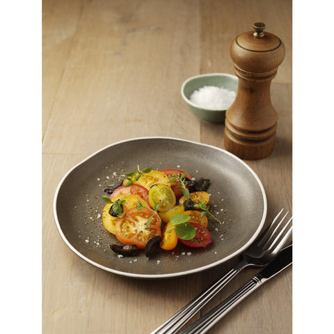 Olympia Chia Plates Charcoal 270mm (Pack of 6) - DR814