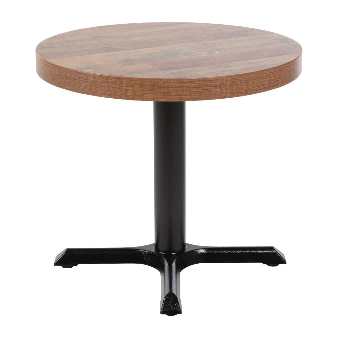 Bolero Pre-Drilled Round Table Top Urban Dark 600mm - DR822