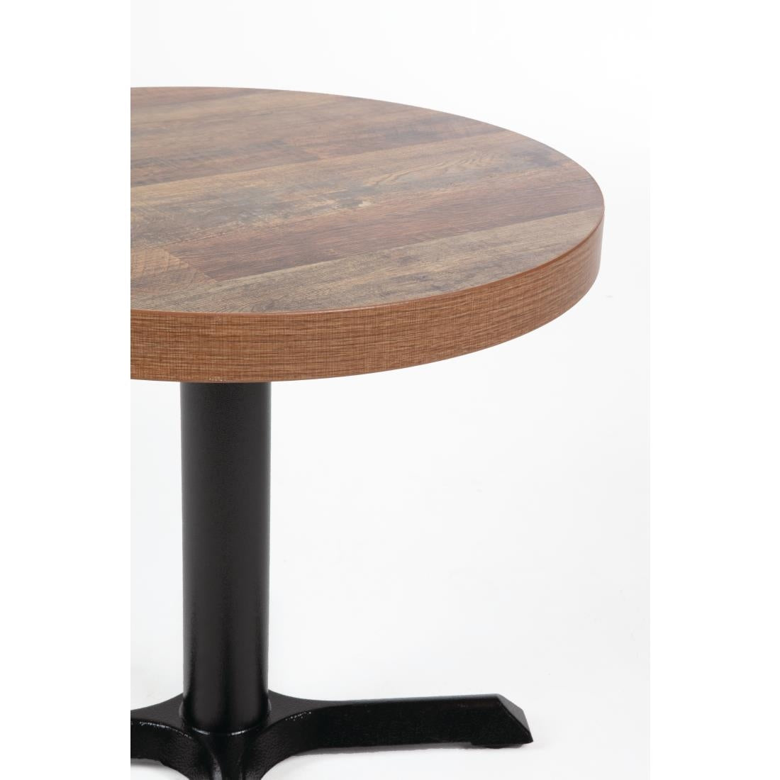 Bolero Pre-Drilled Round Table Top Urban Dark 600mm - DR822