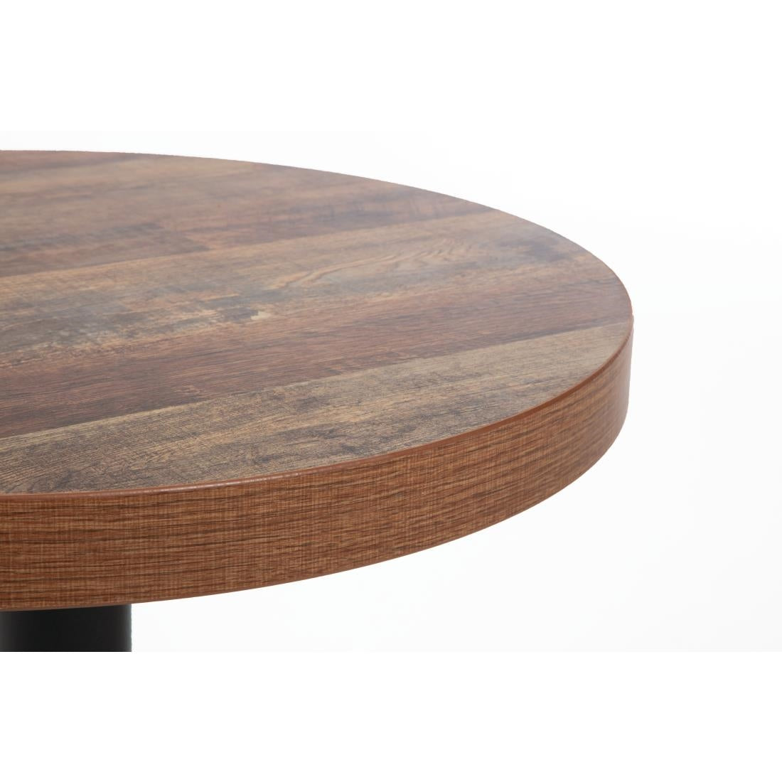 Bolero Pre-Drilled Round Table Top Urban Dark 600mm - DR822