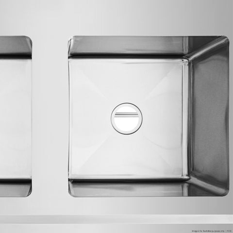 Modular Systems Double Centre Sink Bench With Pot Undershelf DSB7-1500C/A