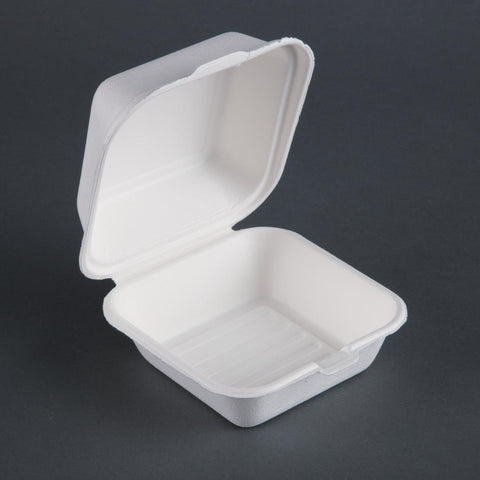 Fiesta Compostable Hinged Container 153mm - DW247