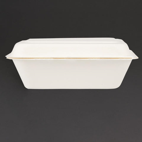 Fiesta Compostable Hinged Container 182mm - DW248